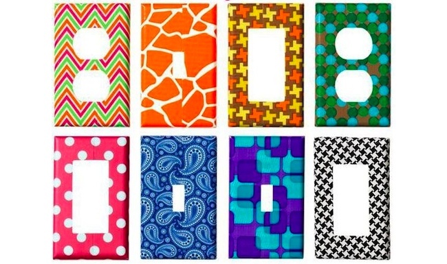 switch-plates Duct Tape DIY Projects - Switch Plates