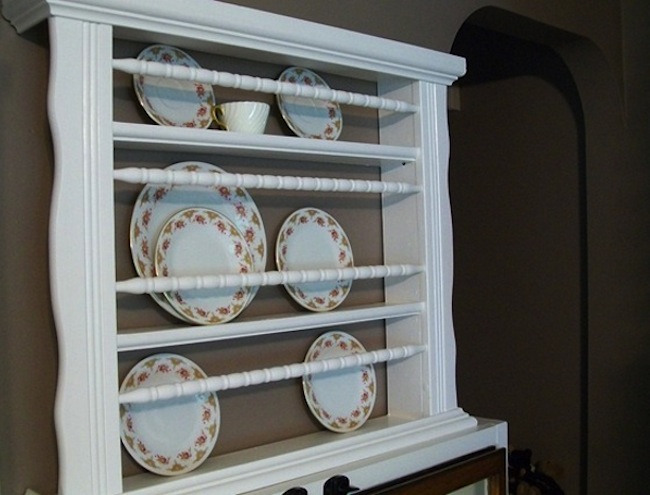 plate-rack Repurposed Crib - Plate Rack