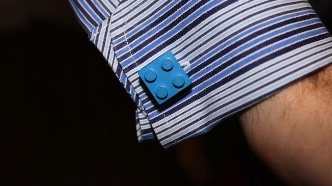 cufflinks Repurpose Legos - Cufflinks
