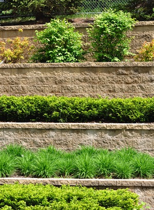 tiers Building a Retaining Wall - Tiers