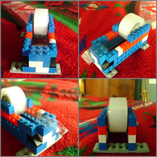 tape-dispenser Repurpose Legos - Tape Dispenser