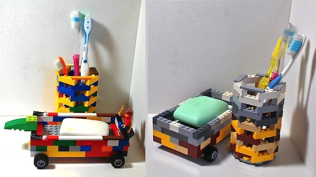 toiletries Repurpose Legos - Toiletries