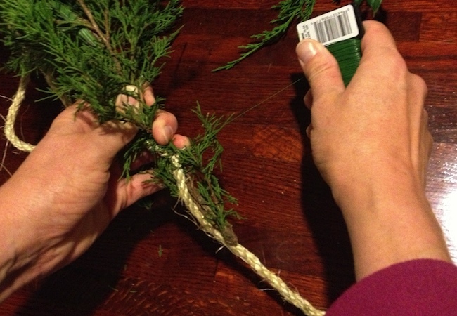 add-greenery How to Make Fresh Garland - Add Greenery