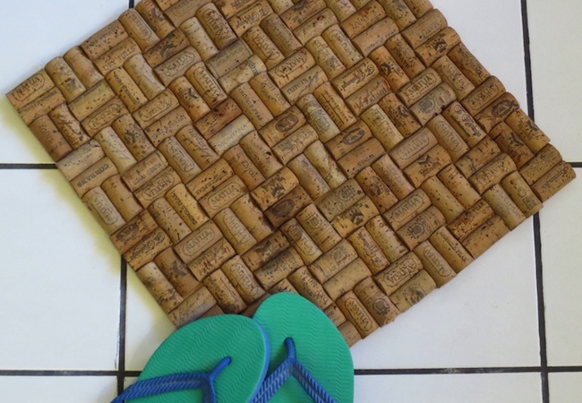 Wine Cork Projects - Bathmat