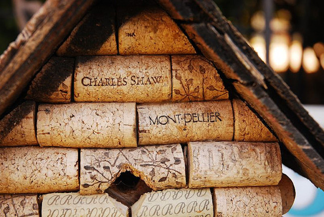 Wine Cork Projects - Birdhouse