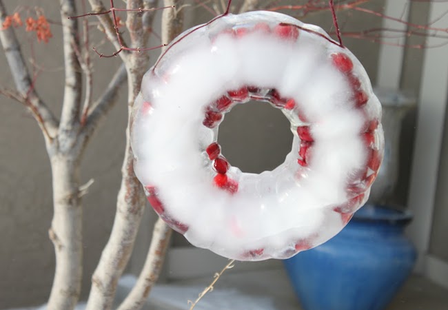 wreath Ice Luminaries - Wreath