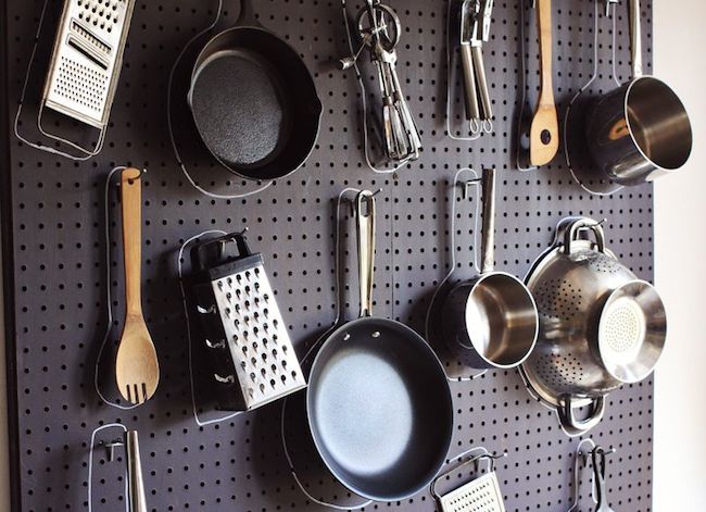 kitchen DIY Pegboard Projects - Kitchen