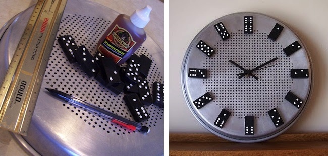 dominoes DIY Clock - Dominoes