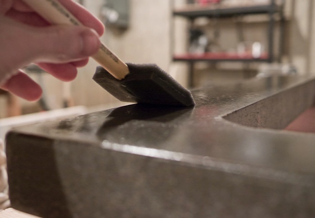 finishing How to Make Concrete Countertops - Finishing