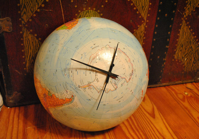 globe DIY Clock - Globe