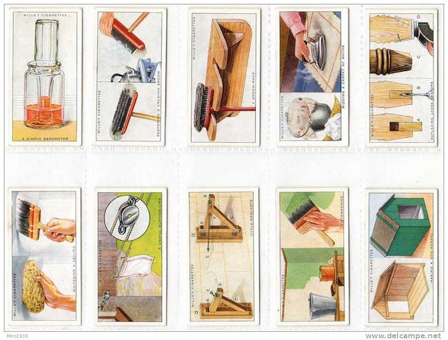 household-hints-cigarette-trading-cards Household Hints Cigarette Trading Cards