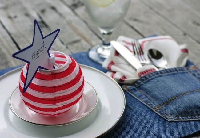 placemat DIY Denim Projects - Placemat