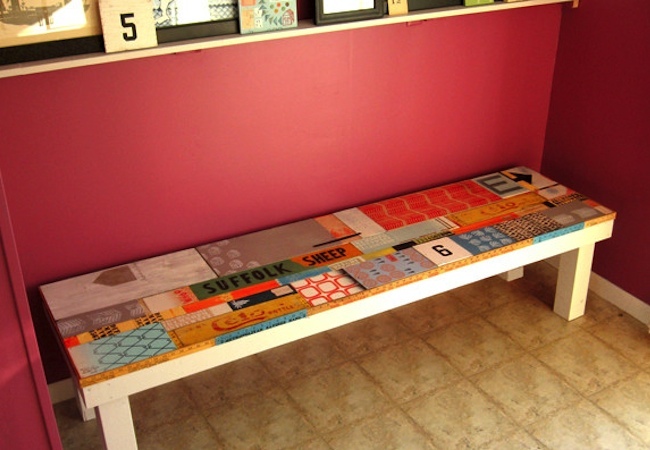 reclaimed-wood DIY Bench - Reclaimed Wood