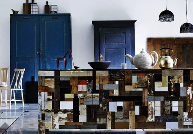 reclaimed-wood DIY Kitchen Island - Reclaimed Wood