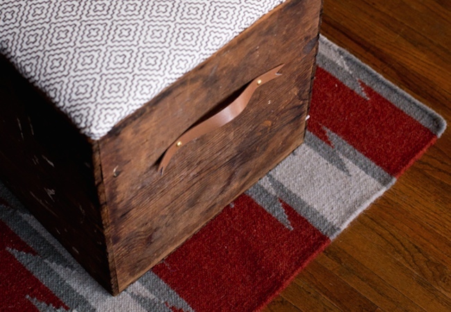 crate DIY Ottoman - Crate