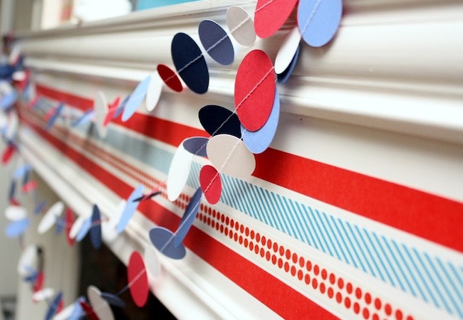 mantel Washi Tape Projects - Mantel