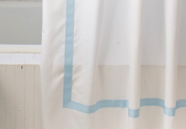 ribbon How to Make a Shower Curtain - Ribbon