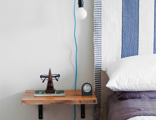 shelving DIY Nightstand - Shelving