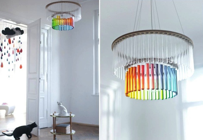 chandelier Test Tube Crafts - Chandelier