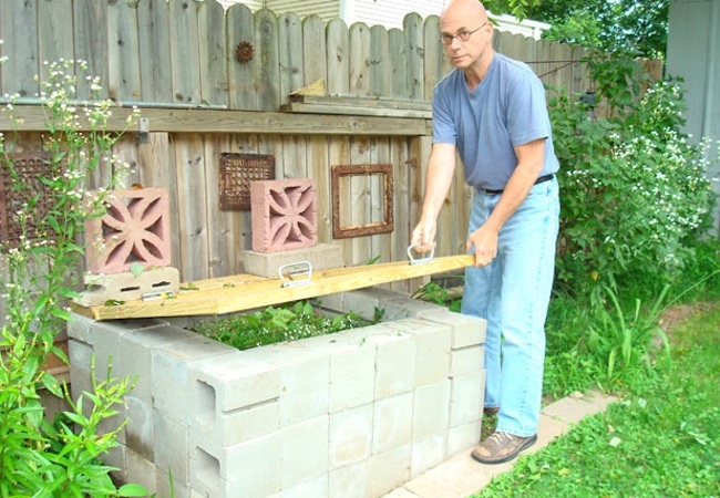 cinder-blocks DIY Compost Bin - Cinder Blocks