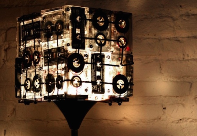 lamp-shade Cassette Tape Recycling - Lamp Shade
