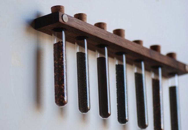 spice-rack Test Tube Crafts - Spice Rack