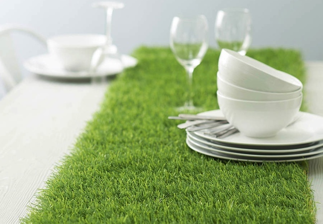 table-runner Artificial Turf DIY - Table Runner