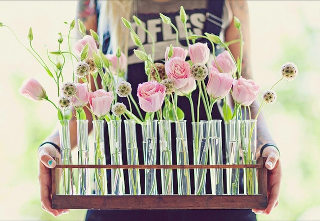 vase Test Tube Crafts - Vase