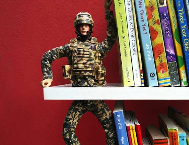 bookends Repurposed Toys - Bookends