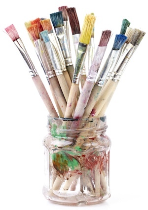 brushes How to Paint Glass - Brushes