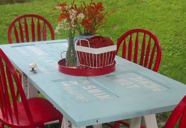 door DIY Dining Table - Door