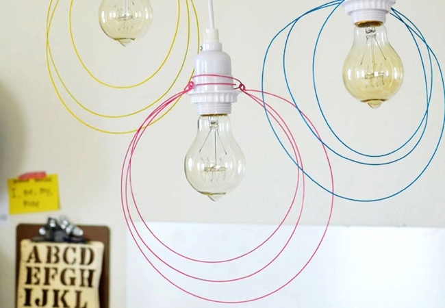 wire DIY Pendant Light - Wire