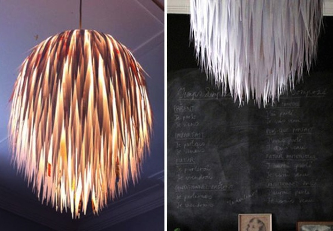 paper DIY Pendant Light - Paper