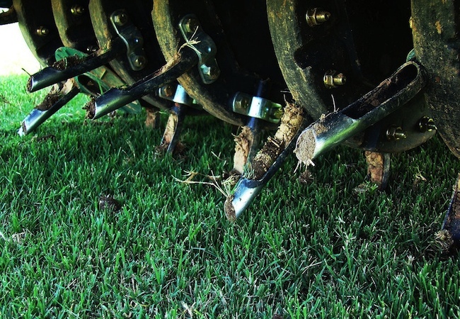 plug-aerator How to Aerate a Lawn - Plug Aerator