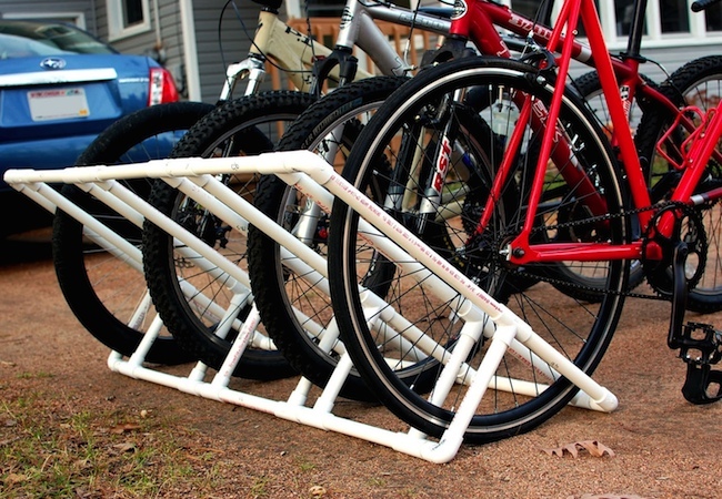 pvc-rack DIY Bike Rack - PVC