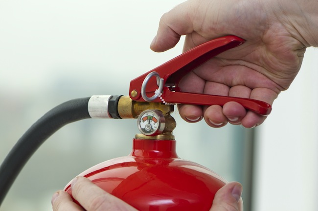 using-a-fire-extinguisher Using a Fire Extinguisher