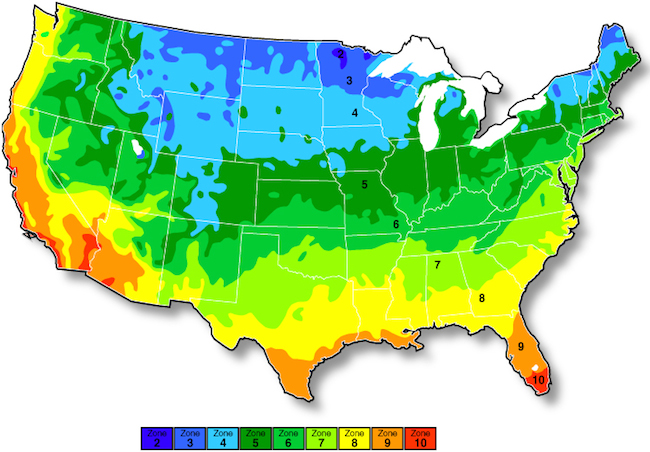 USDA-zone-maps USDA Zone Maps