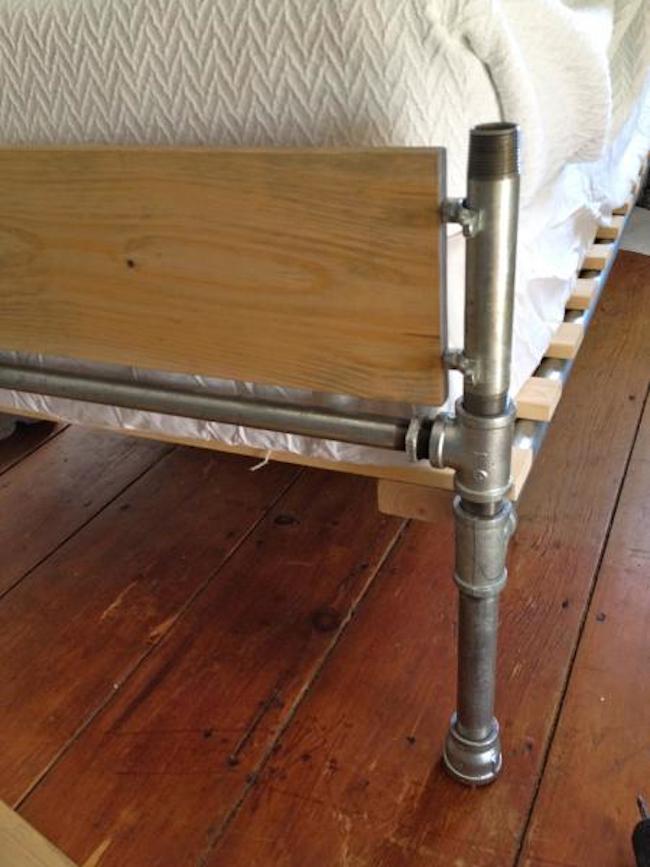 DIY Plumbing Pipe Bed Frame Bob Vila