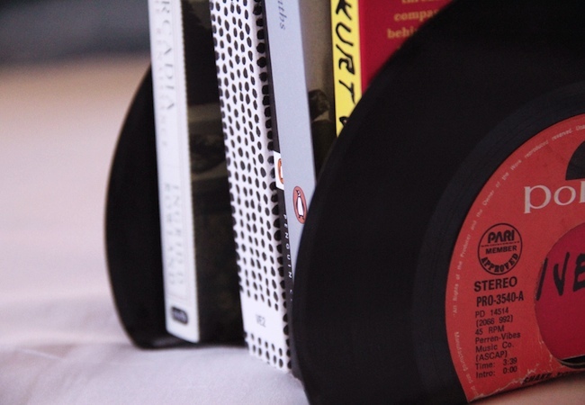 vinyl-records DIY Bookends - Vinyl Records
