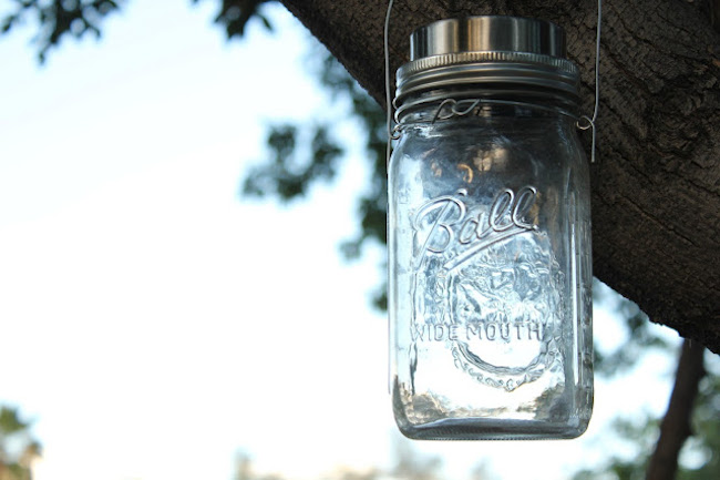 complete Mason Jar Solar Lamp - Complete