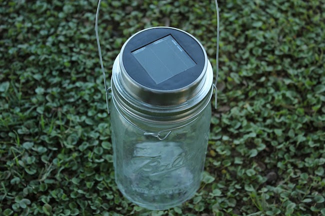 lid Mason Jar Solar Lamp - Lid
