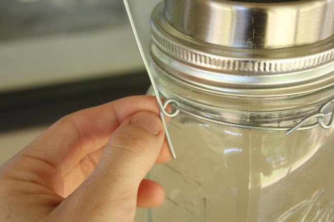 wire-3 Mason Jar Solar Lamp - Wire 3
