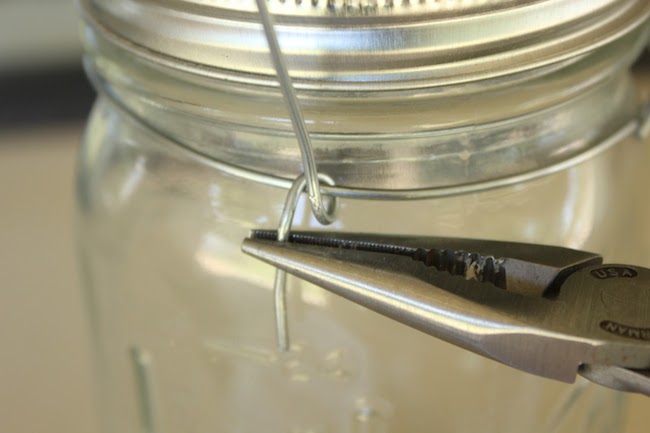 wire-2 Mason Jar Solar Lamp - Wire 2