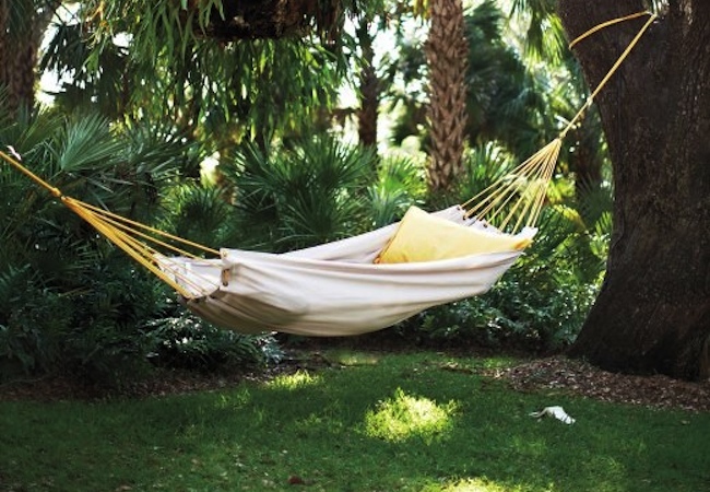 drop-cloth DIY Hammock - Drop Cloth