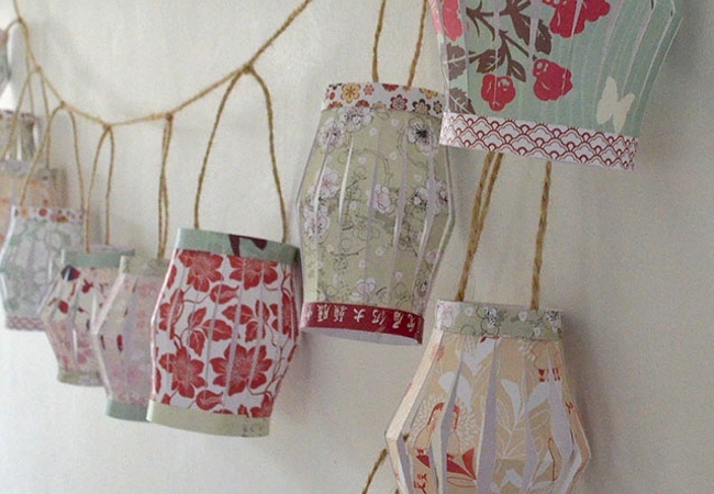 garland DIY Paper Lantern - Garland