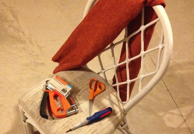 materials How to Recover a Chair - Materials