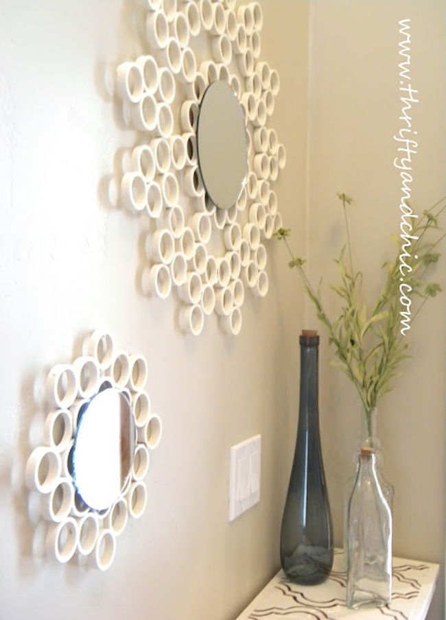 DIY PVC Pipe Mirror Bob Vila