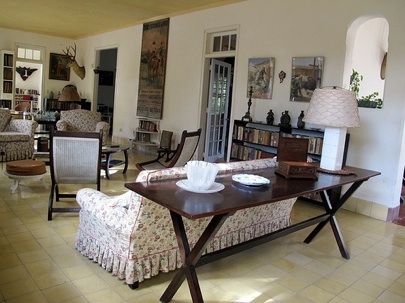 Hemingway's Finca Vigia Living Room