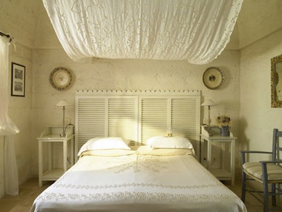 headboard Repurpose Shutters - Headboard