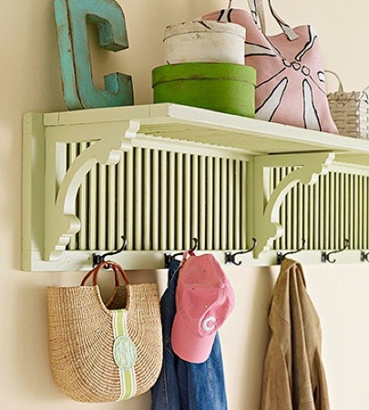 shelf-unit Repurpose Shutters - Shelf Unit